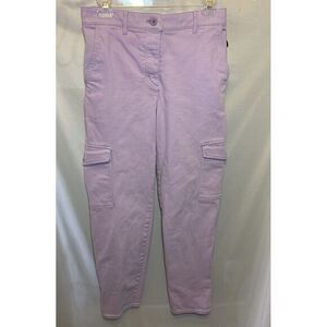 Aritzia‎ Wilfred Free Picture Cargo Purple Pant Utility Style Size 2